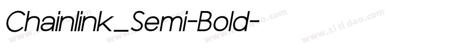 Chainlink_Semi-Bold字体转换