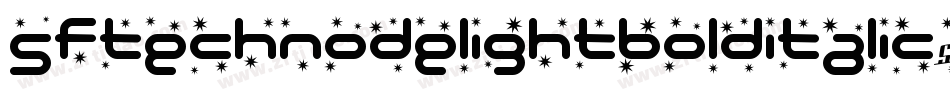 SfTechnodelightBoldItalic-zJla字体转换 SfTechnodelightBoldItalic-zJla字体转换