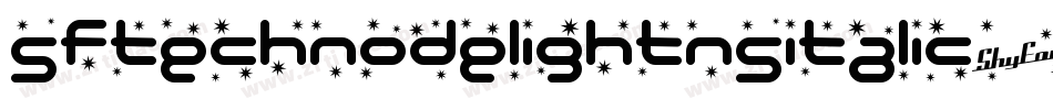 SfTechnodelightNsItalic-l85Z字体转换 SfTechnodelightNsItalic-l85Z字体转换