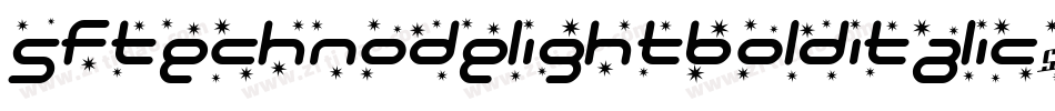 SfTechnodelightBoldItalic-zJla字体转换 SfTechnodelightBoldItalic-zJla字体转换