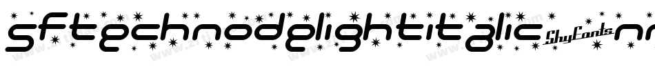 SfTechnodelightItalic-nrZR字体转换 SfTechnodelightItalic-nrZR字体转换