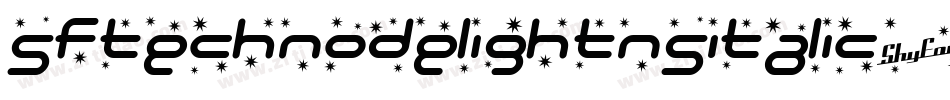 SfTechnodelightNsItalic-l85Z字体转换 SfTechnodelightNsItalic-l85Z字体转换