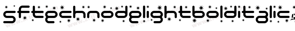 SfTechnodelightBoldItalic-zJla字体转换 SfTechnodelightBoldItalic-zJla字体转换