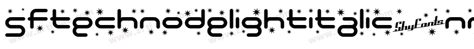 SfTechnodelightItalic-nrZR字体转换 SfTechnodelightItalic-nrZR字体转换