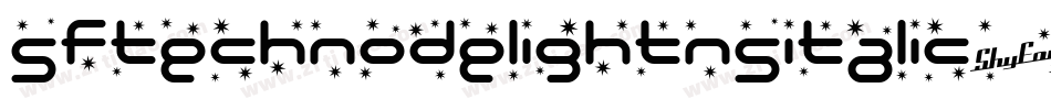 SfTechnodelightNsItalic-l85Z字体转换 SfTechnodelightNsItalic-l85Z字体转换