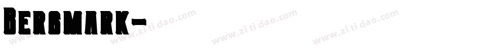 Bergmark字体转换