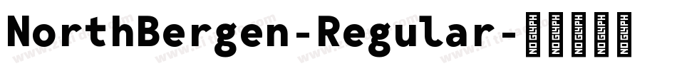NorthBergen-Regular字体转换