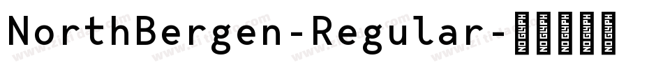 NorthBergen-Regular字体转换