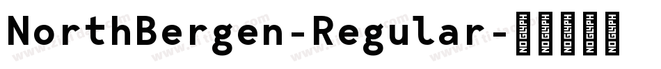 NorthBergen-Regular字体转换