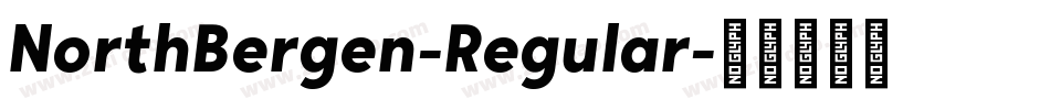 NorthBergen-Regular字体转换