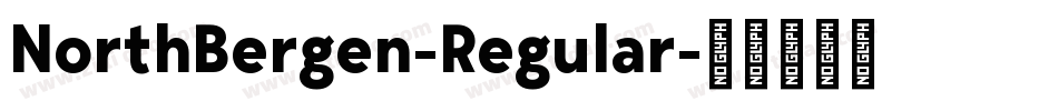 NorthBergen-Regular字体转换