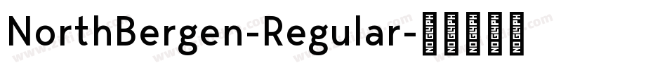 NorthBergen-Regular字体转换