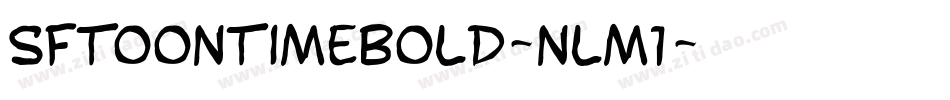 SfToontimeBold-nLm1字体转换