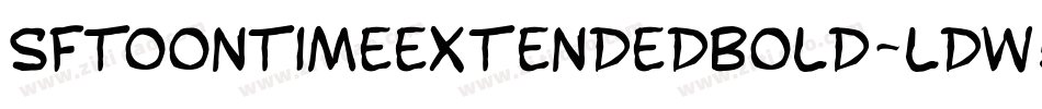 SfToontimeExtendedBold-ldw5字体转换 SfToontimeExtendedBold-ldw5字体转换