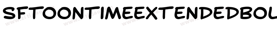 SfToontimeExtendedBoldItalic-6azg字体转换