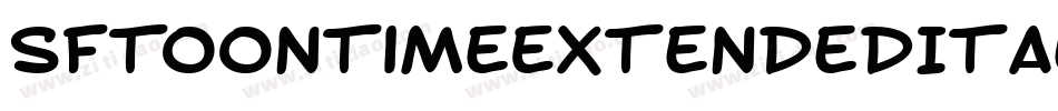 SfToontimeExtendedItalic-jV2R字体转换 SfToontimeExtendedItalic-jV2R字体转换