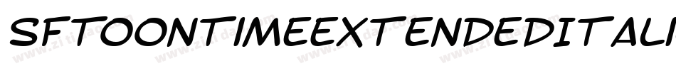 SfToontimeExtendedItalic-jV2R字体转换 SfToontimeExtendedItalic-jV2R字体转换