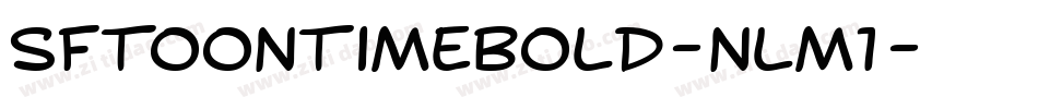 SfToontimeBold-nLm1字体转换