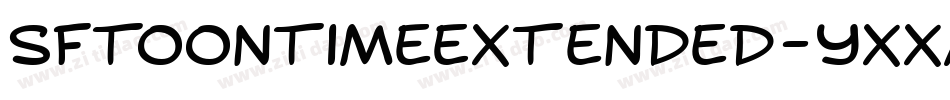 SfToontimeExtended-YXxa字体转换