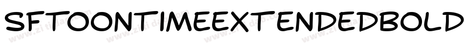 SfToontimeExtendedBoldItalic-6azg字体转换