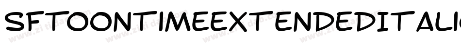 SfToontimeExtendedItalic-jV2R字体转换 SfToontimeExtendedItalic-jV2R字体转换