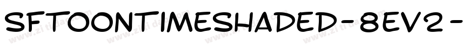 SfToontimeShaded-8eV2字体转换