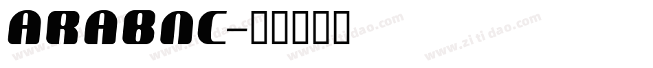 ARABNC字体转换