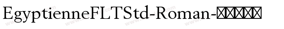 EgyptienneFLTStd-Roman字体转换