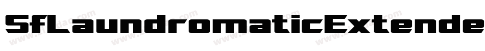 SfLaundromaticExtendedOblique-AJRD字体转换
