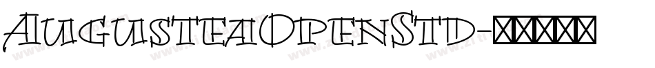 AugusteaOpenStd字体转换