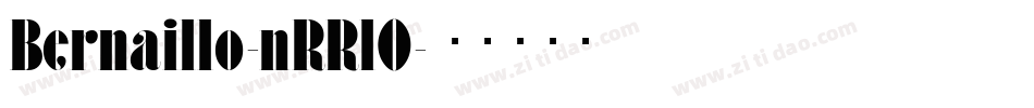 Bernaillo-nRRlO字体转换