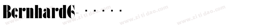 BernhardC字体转换