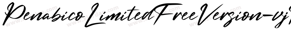 PenabicoLimitedFreeVersion-vjMy字体转换