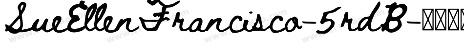 SueEllenFrancisco-5rdB字体转换