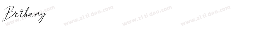 Bethany字体转换
