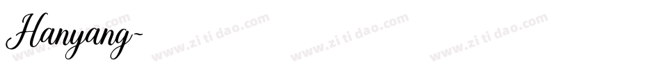 Hanyang字体转换