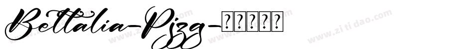 Bettalia-Pjzg字体转换