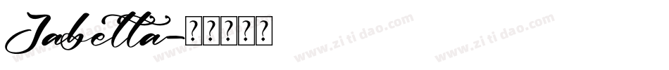 Jabetta字体转换