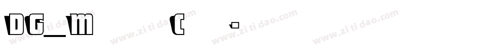 DG_MasterCard字体转换