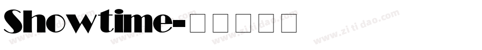 Showtime字体转换