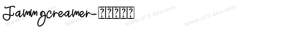 Jammycreamer字体转换