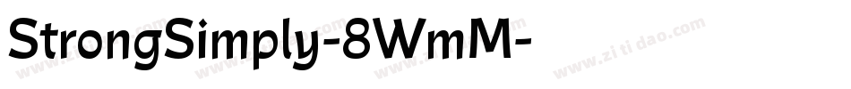 StrongSimply-8WmM字体转换