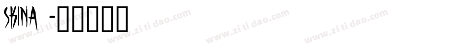 SKINA___字体转换