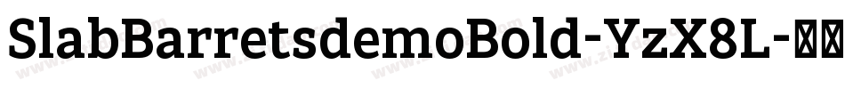 SlabBarretsdemoBold-YzX8L字体转换