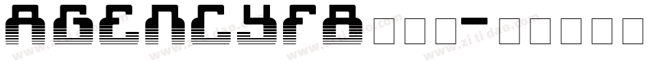 AgencyFB手机版字体转换