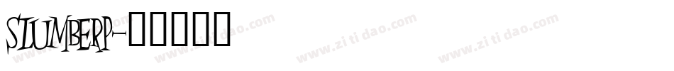 SLUMBERP字体转换