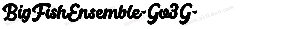 BigFishEnsemble-Gv3G字体转换