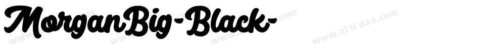 MorganBig-Black字体转换
