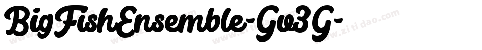 BigFishEnsemble-Gv3G字体转换