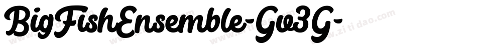 BigFishEnsemble-Gv3G字体转换